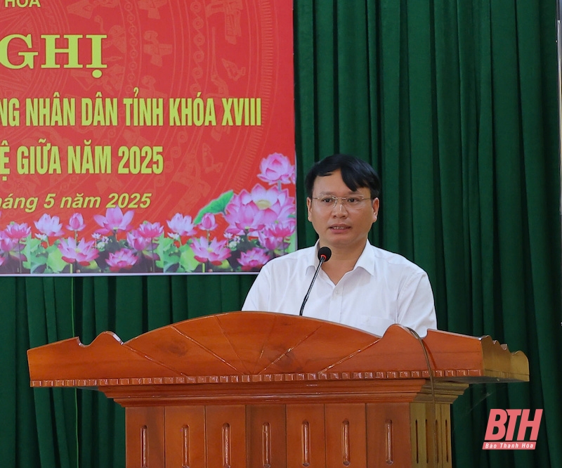 Cử tri huyện Thiệu kèo nhà cái m88 đề nghị có chính sách đối với cán bộ chuyên trách cấp xã khi sắp xếp lại đơn vị hành chính