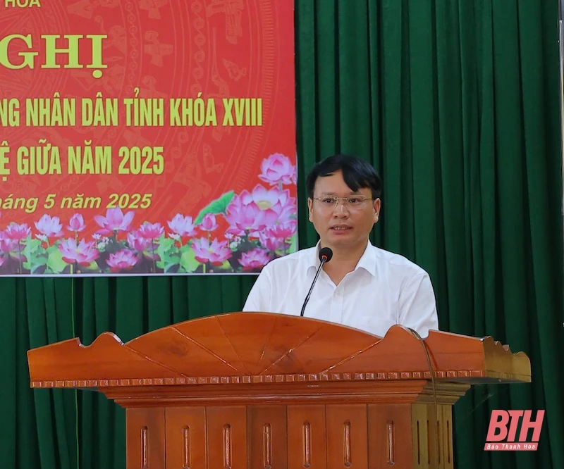 Cử tri huyện Thiệu kèo nhà cái m88 đề nghị có chính sách đối với cán bộ chuyên trách cấp xã khi sắp xếp lại đơn vị hành chính