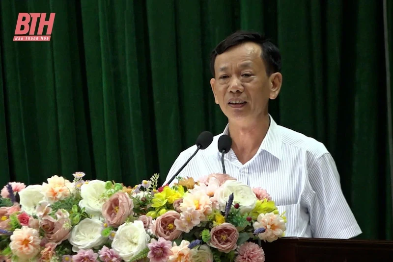 Tổ đại biểu HĐND tỉnh tiếp xúc cử tri huyện Vĩnh Lộc