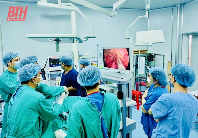 Bệnh viện Ung bướu tỉnh Thanh Hóa làm chủ kỹ thuật phẫu thuật nội soi u phổi