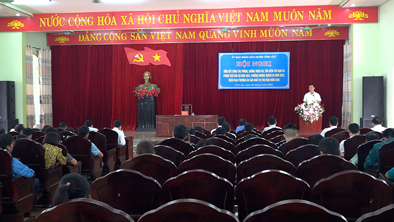 Vĩnh Lộc: Triển khai ứng phó có hiệu quả với các tình huống thiên tai trong mùa mưa bão năm 2025 