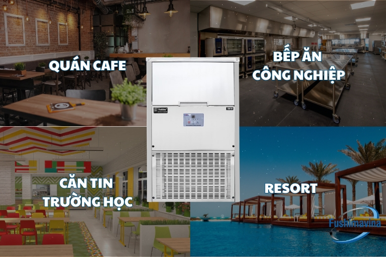 Nhu cầu sử dụng máy làm đá tăng cao ở các nhà hàng, quán ăn