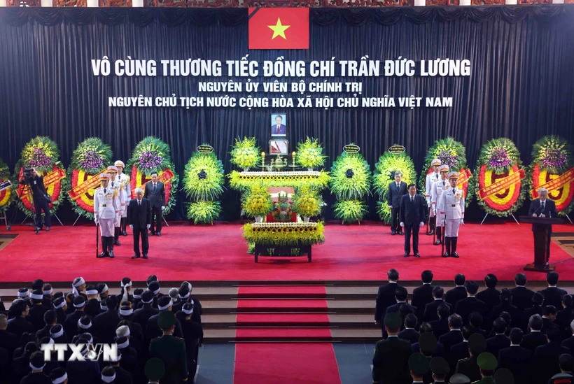 Cử hành trọng thể Lễ truy điệu nguyên Chủ tịch nước Trần Đức Lương