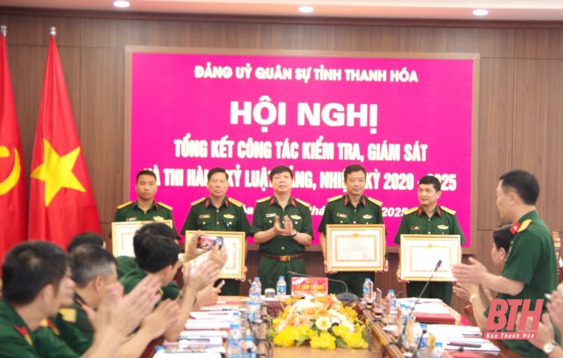 Đảng ủy Quân sự tỉnh tổng kết công tác kiểm tra, giám sát và thi hành kỷ luật Đảng nhiệm kỳ 2020-2025