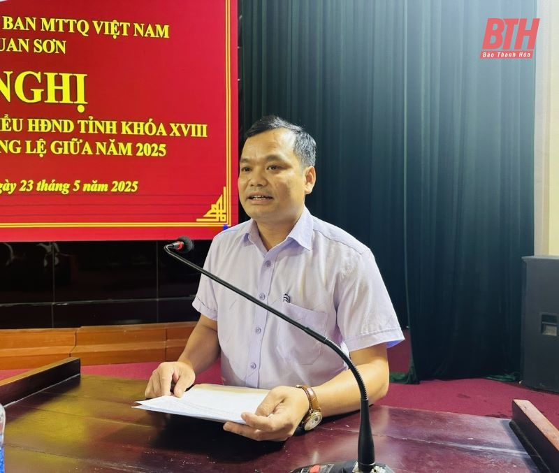 Cử tri huyện Quan Sơn kiến nghị có chính sách hỗ trợ cán bộ không chuyên trách nghỉ việc; đầu tư xây dựng hạ tầng ổn định cuộc sống người dân