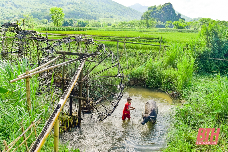 Guồng nước - một nét văn hóa miền Tây xứ Thanh