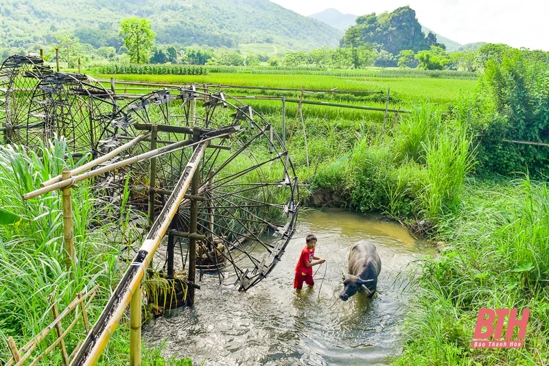 Guồng nước - một nét văn hóa miền Tây xứ Thanh