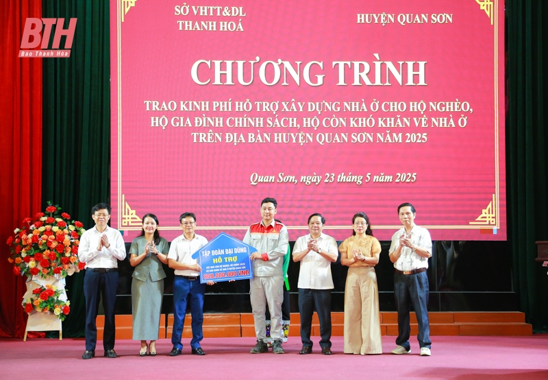 40 link m88 khó khăn của huyện Quan Sơn được hỗ trợ kinh phí xây dựng nhà ở theo Chỉ thị 22