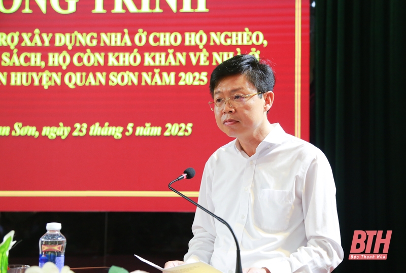 40 link m88 khó khăn của huyện Quan Sơn được hỗ trợ kinh phí xây dựng nhà ở theo Chỉ thị 22