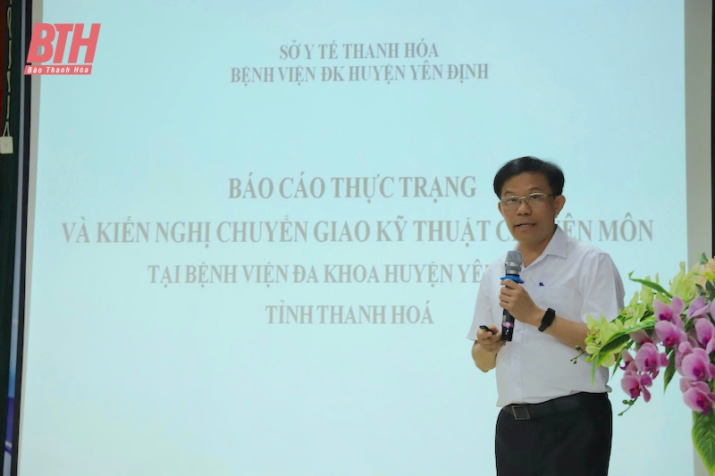 Hội thảo “Tăng cường năng lực y tế dang nhap m88 Đa khoa huyện Yên Định
