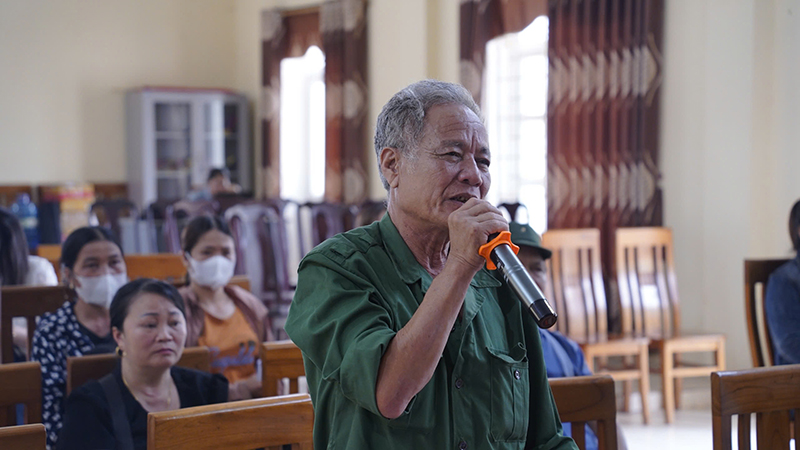 Công bố quyết định thu hồi đất để thực hiện Hợp phần bồi thường, hỗ trợ, tái định cư Dự án hồ chứa nước Bản Mồng giai đoạn 1 