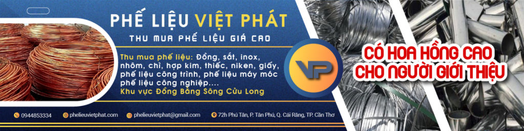Thu mua phế liệu nhôm giá cao - Phế liệu Việt Phát