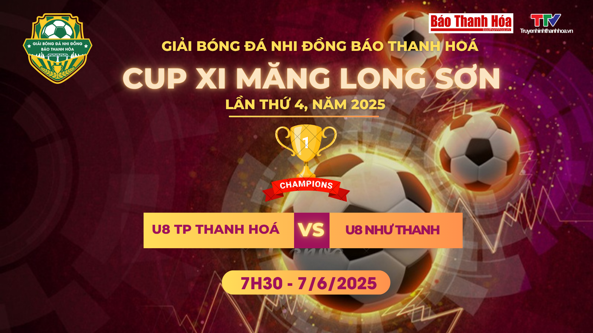 [TRỰC TIẾP] U8 TP Thanh Hóa - U8 Như Thanh