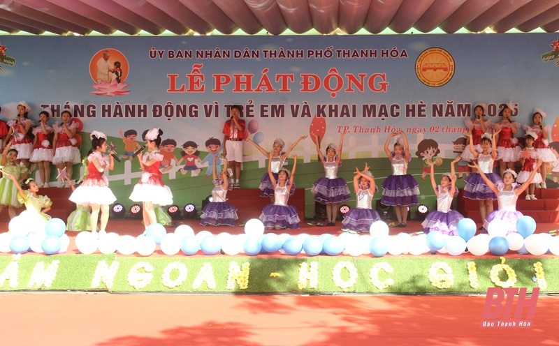 TP Thanh Hóa phát động Tháng hành động vì trẻ em và khai mạc hè năm 2025