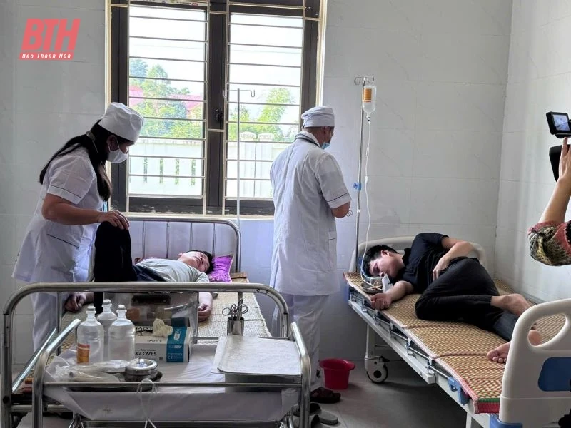 Diễn tập điều tra, xử lý vụ ngộ độc m88 trang chủ xảy ra tại bữa cỗ đông người trên địa bàn huyện Lang Chánh năm 2025