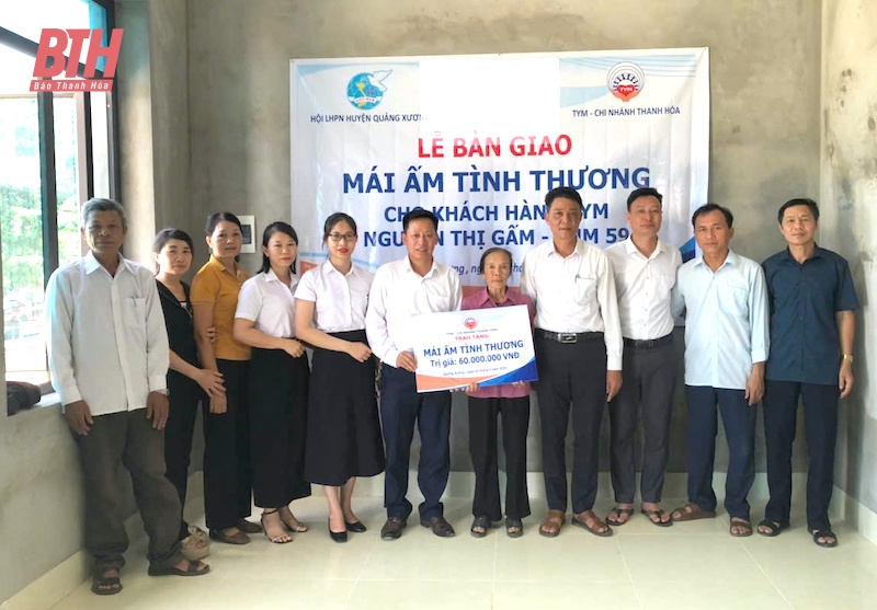 TYM chi nhánh m88 trang chủ trao nhà “Mái ấm tình thương” cho phụ nữ nghèo