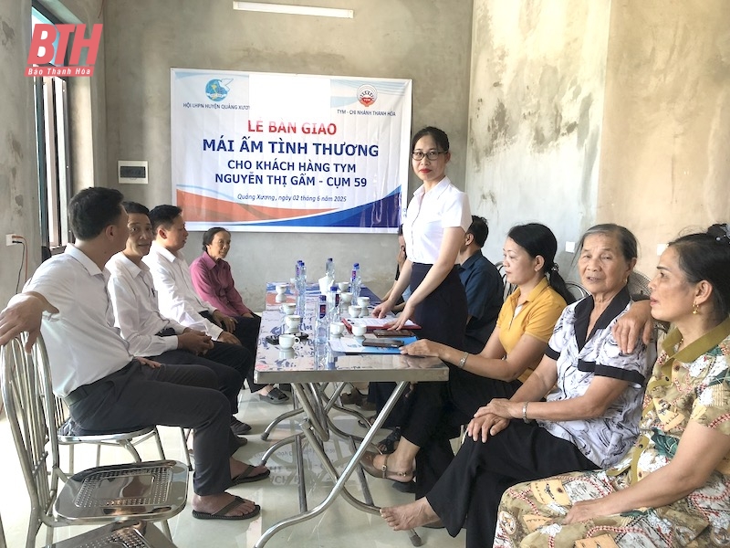 TYM chi nhánh m88 trang chủ trao nhà “Mái ấm tình thương” cho phụ nữ nghèo