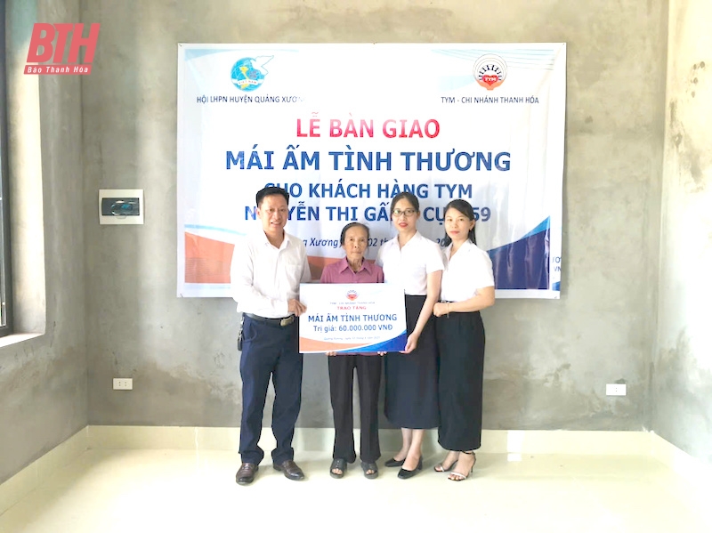 TYM chi nhánh m88 trang chủ trao nhà “Mái ấm tình thương” cho phụ nữ nghèo