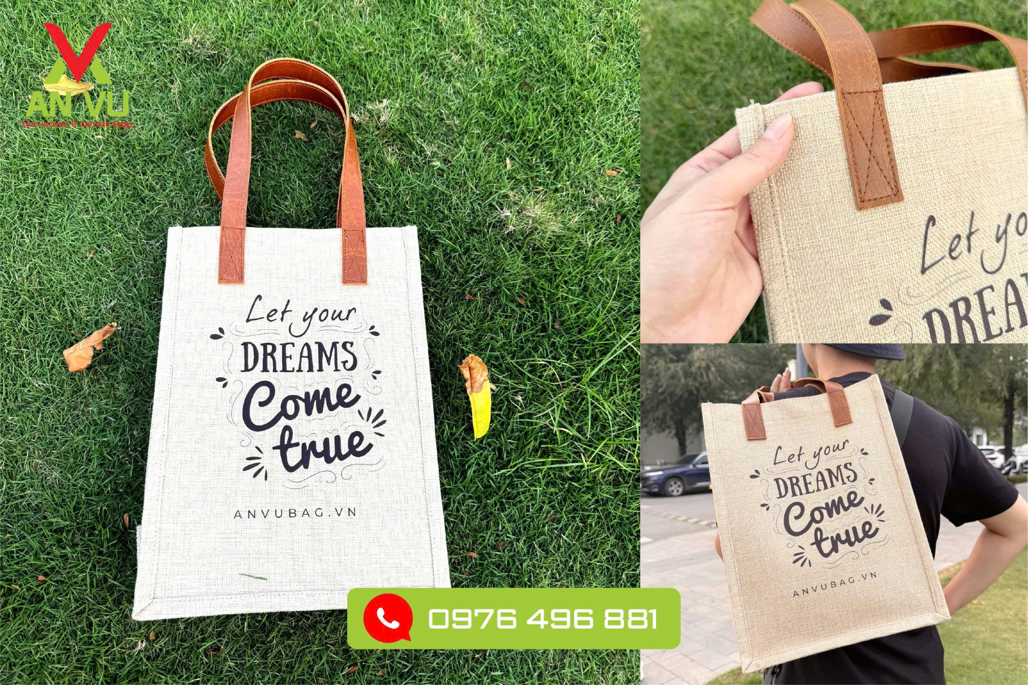 Túi vải đay in logo: Quảng bá thương hiệu và bảo vệ môi trường