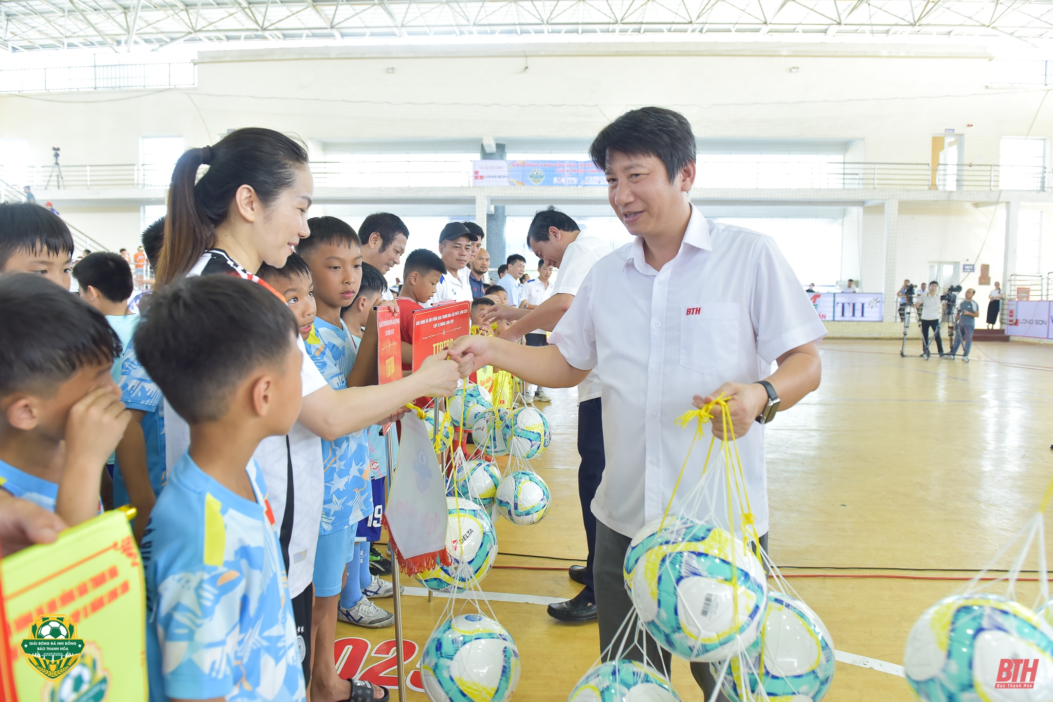 Khai mạc giải Bóng đá Nhi đồng Báo Thanh Hóa lần thứ IV năm 2025 - Cúp Xi măng Long Sơn