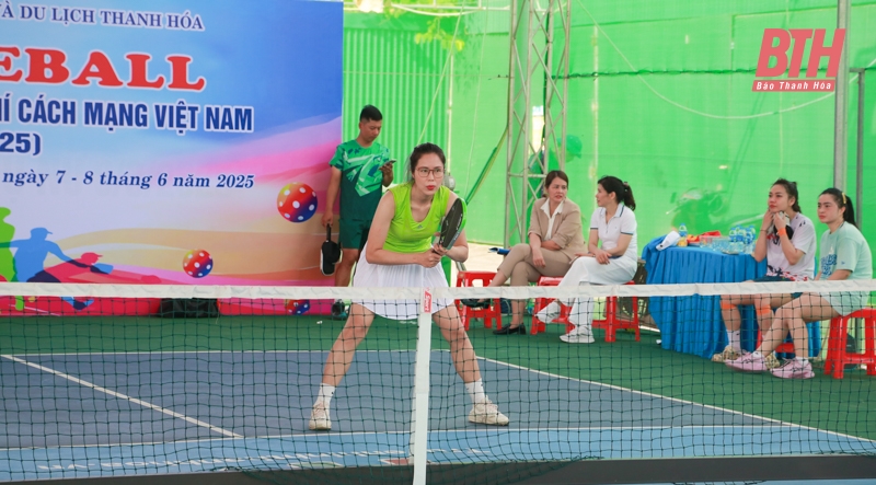 Gần 100 VĐV tranh tài tại Giải Pickleball chào mừng kỷ niệm 100 năm ngày Báo chí Cách mạng Việt Nam