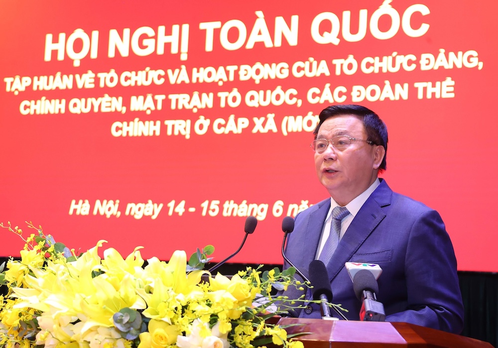 Tập huấn chuyên môn, nghiệp vụ công tác tổ chức xây dựng Đảng, quản lý nhà nước, tổ chức và hoạt động của MTTQ, các đoàn thể vao m88 trị ở cấp xã (mới)