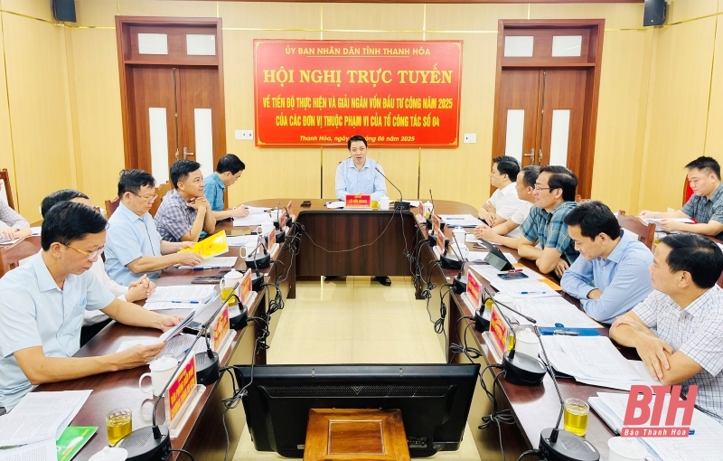 Thúc đẩy tiến độ giải ngân vốn đầu tư công các dự án thuộc Tổ công tác số 4