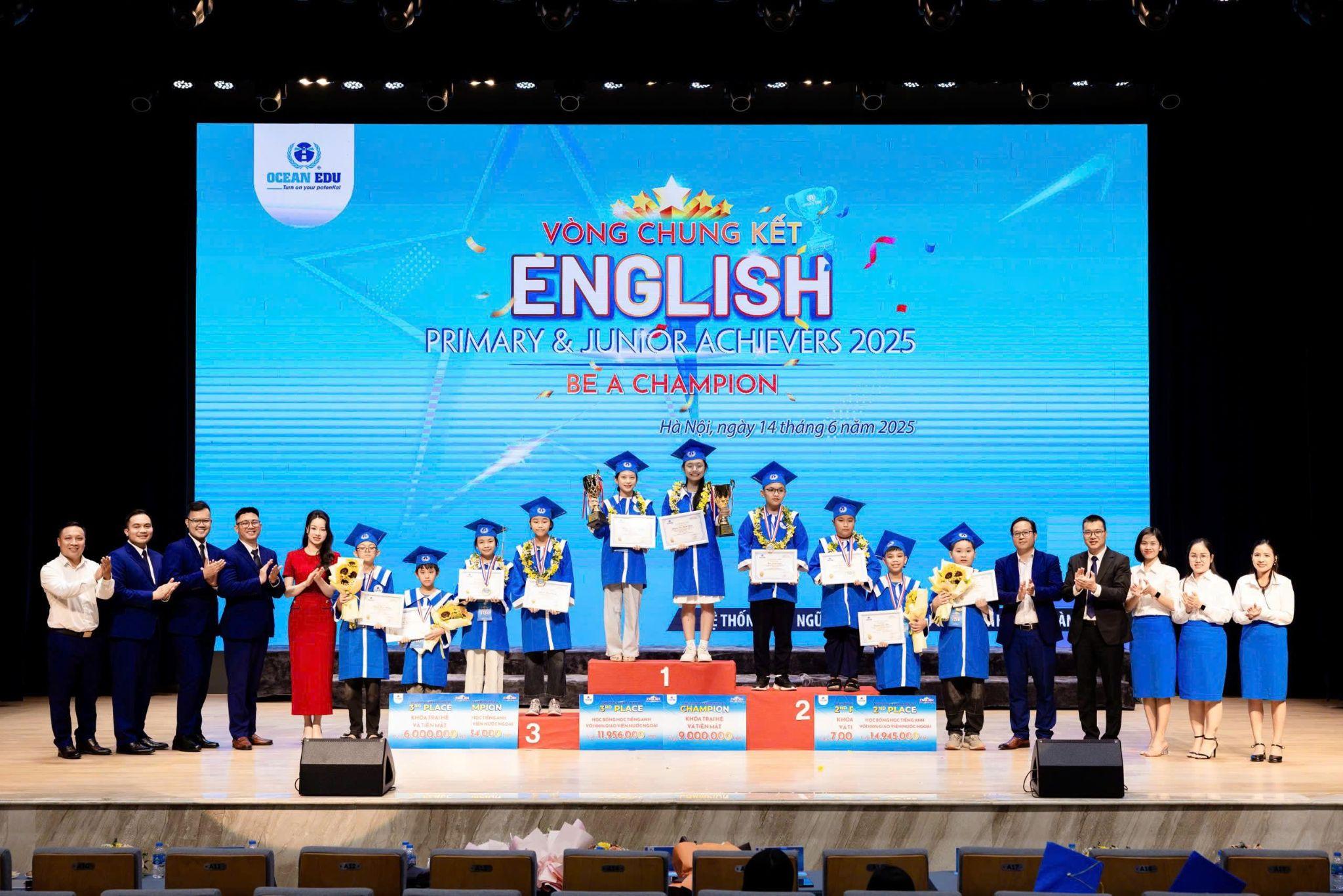 Hành trình chinh phục đỉnh cao đăng ký m88 ngữ với English Primary & Junior Achievers 2025
