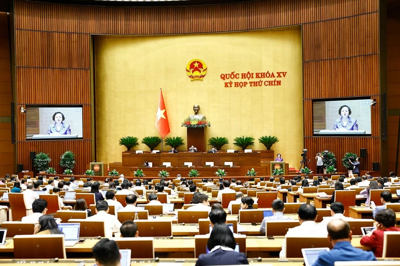 Quốc hội biểu quyết thông qua việc sắp xếp đơn vị hành chính cấp tỉnh