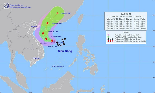 Các địa phương sẵn sàng lực lượng, phương tiện, chủ động ứng phó với bão số 1