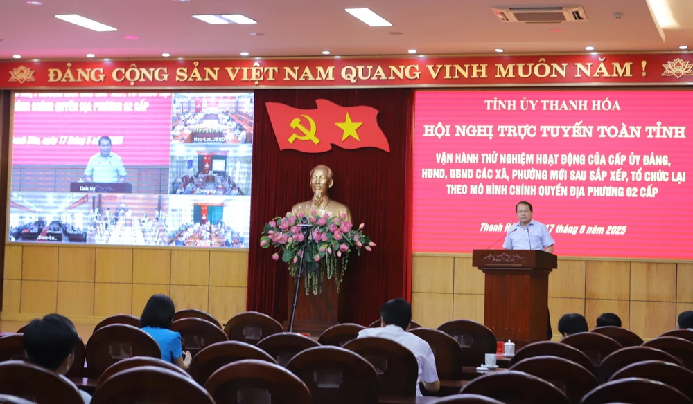 Diễn tập vận hành chính quyền địa phương 2 cấp gần dân, sát dân và phục vụ Nhân dân