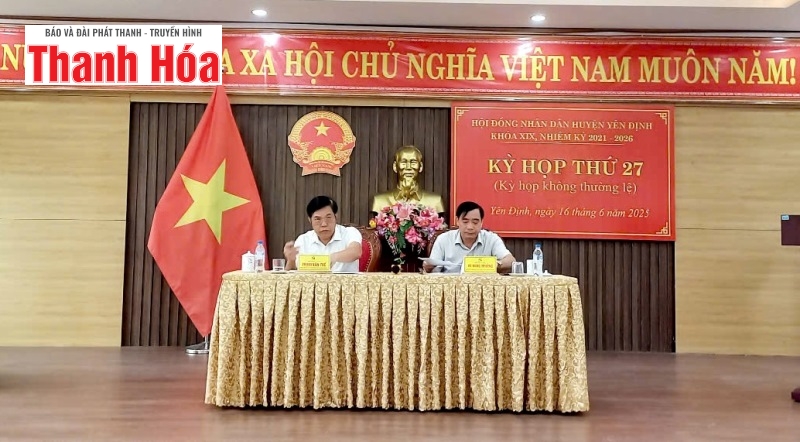 HĐND huyện Yên Định thông qua các nghị quyết về điều chỉnh kế hoạch đầu tư công