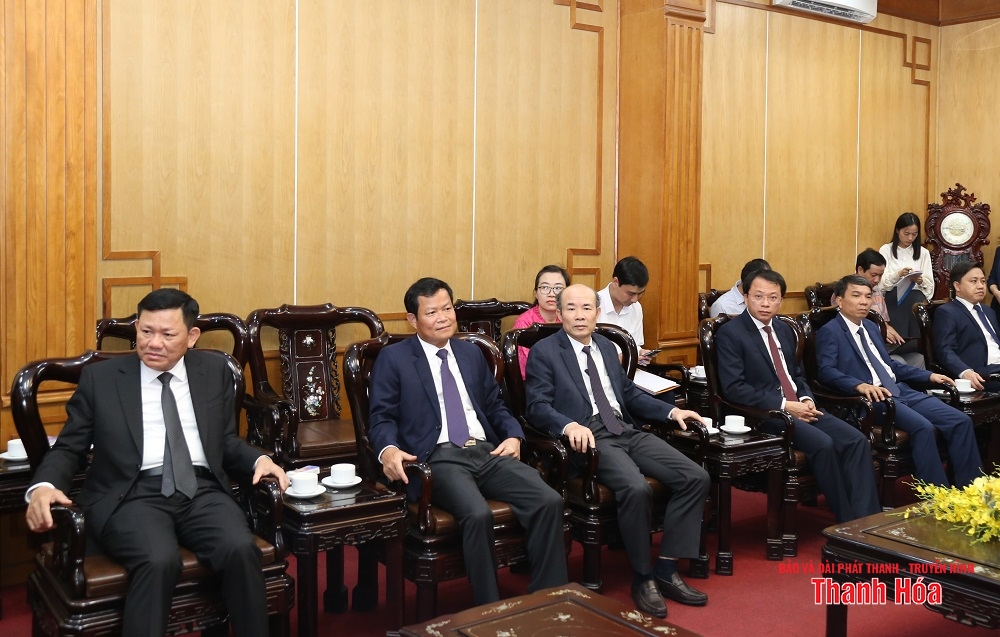 Bí thư Tỉnh ủy Nguyễn Doãn Anh tiếp xã giao thị trưởng TP Seongnam (Hàn Quốc)