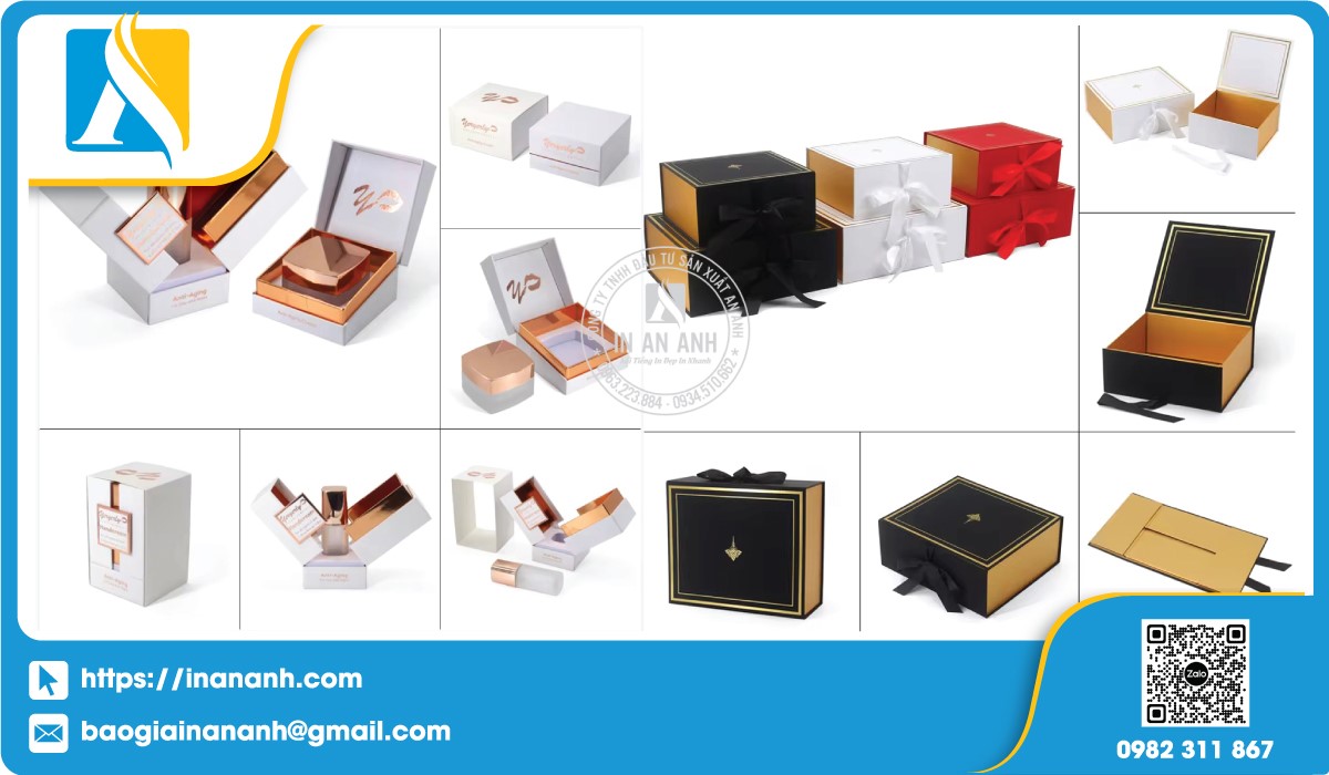 In hộp giấy tại In An Anh - Giải pháp bao bì nâng tầm thương hiệu