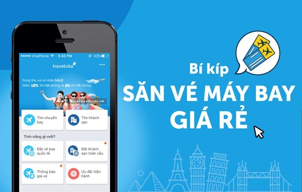 Săn vé máy bay giá rẻ chưa bao giờ dễ như trên Traveloka
