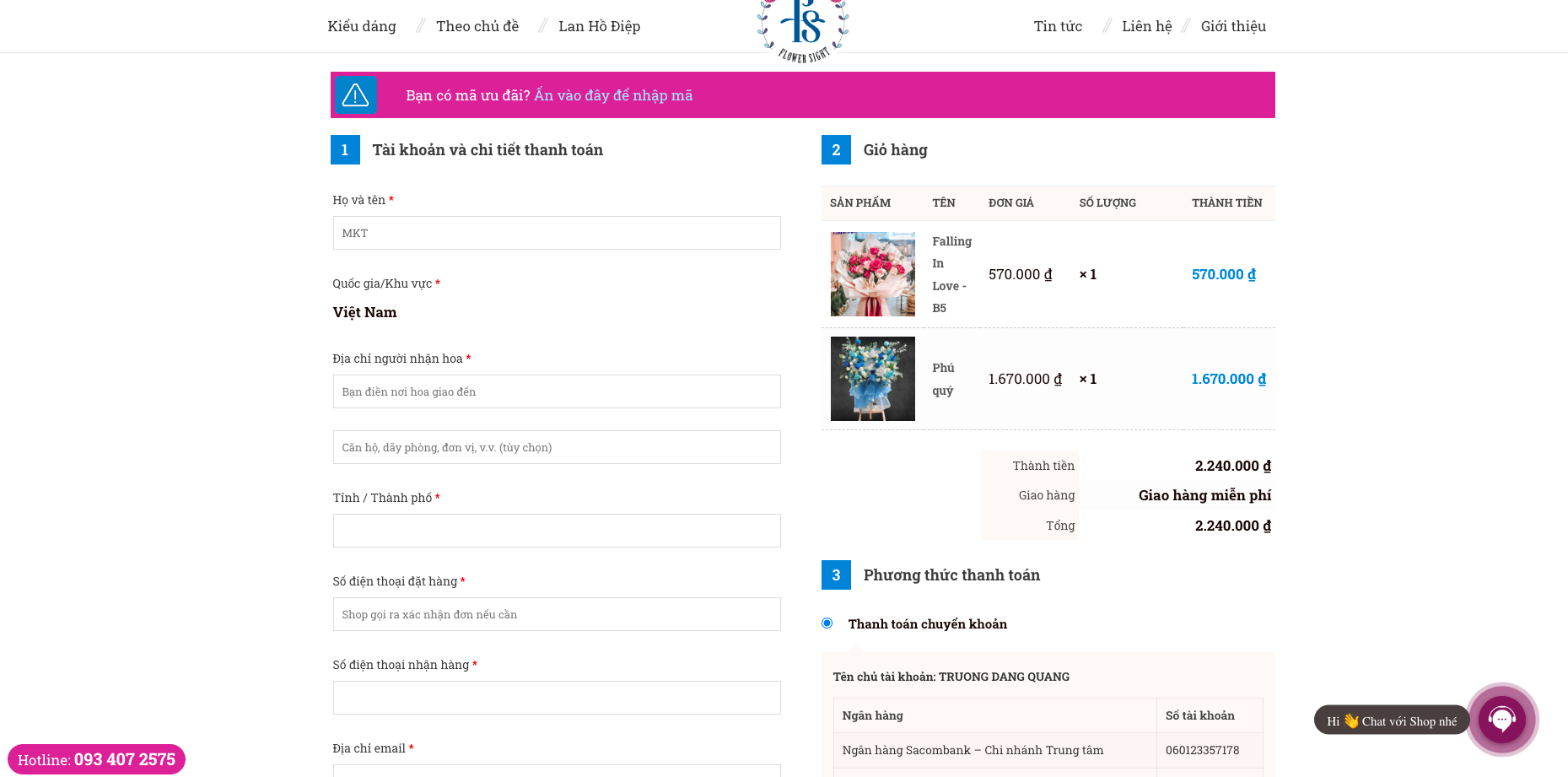 Shop Hoa Tươi Online – Trao gửi yêu thương những khoảnh khắc quan trọng