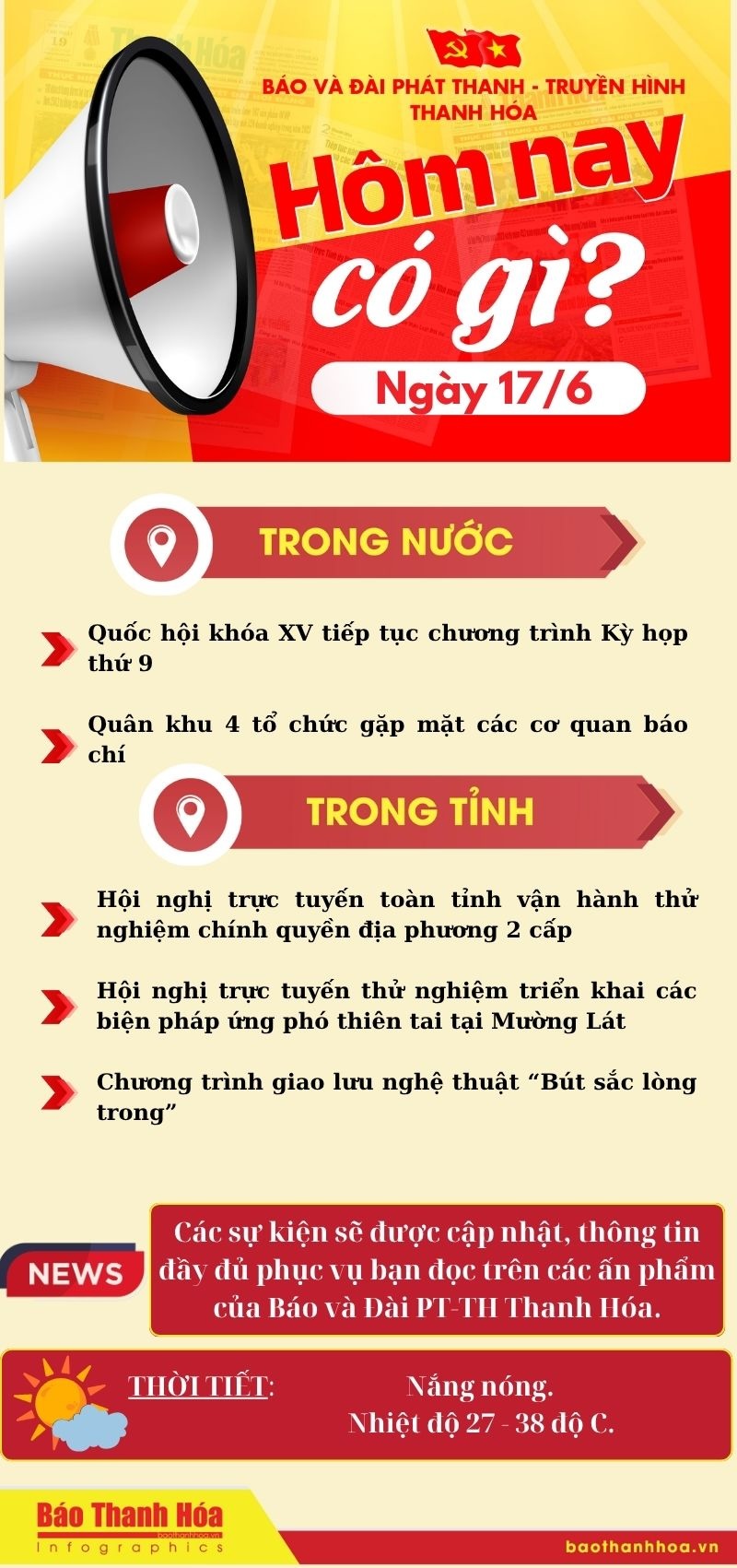 Hôm nay có gì? - Sự kiện nổi bật ngày 17/6/2025