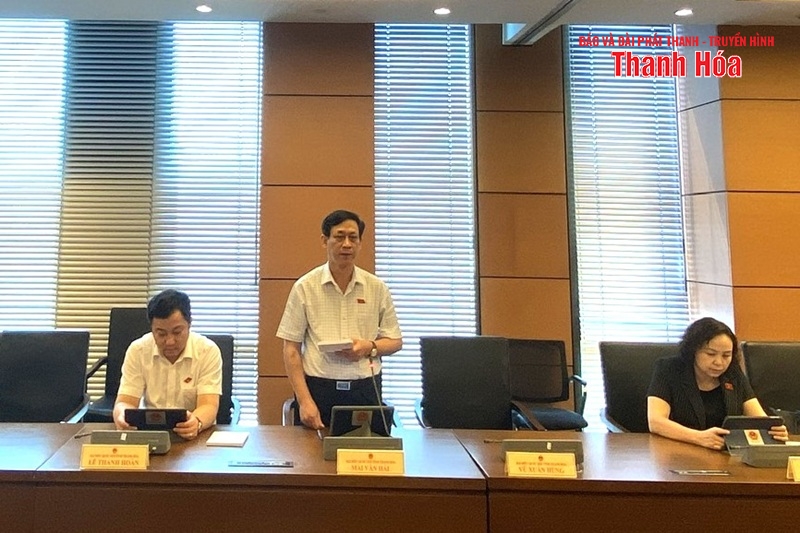 Đoàn ĐBQH Thanh Hóa tham gia góp ý về các dự án Luật
