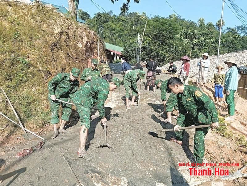 Tuổi trẻ biên phòng trên những nẻo đường biên cương