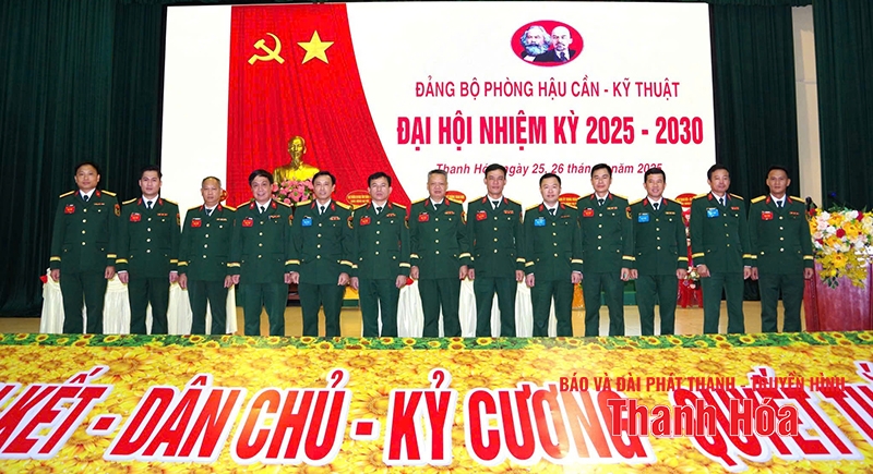 Đảng bộ Phòng Hậu cần - Kỹ thuật, Bộ CHQS tỉnh tổ chức Đại hội nhiệm kỳ 2025 - 2030