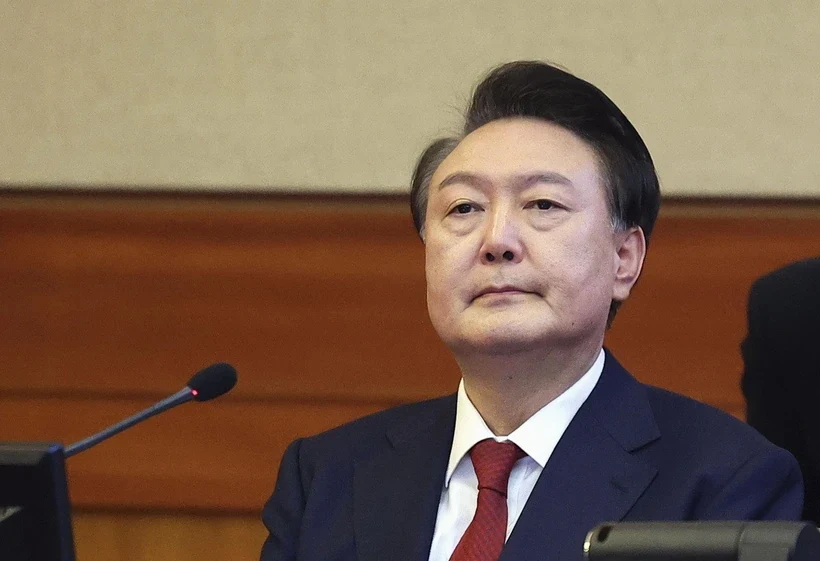 Cựu Tổng thống Hàn cá cược bóng đá m88 Yoon Suk Yeol bị thẩm vấn tại văn phòng công tố