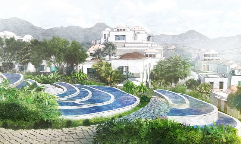 Sun Group khởi công Tổ cá cược bóng đá m88 nghỉ dưỡng khoáng nóng quy mô hơn 21.000 tỷ đồng tại Hòa Bình