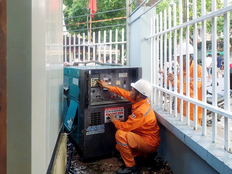 Cung cấp điện an toàn, ổn định cho kỳ thi tốt nghiệp THPT 2025
