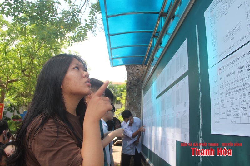 Hơn 41.000 thí sinh Thanh Hóa làm thủ tục dự thi Tốt nghiệp THPT, vắng 509 thí sinh