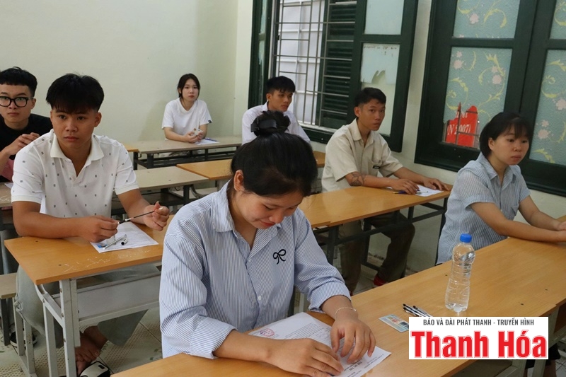 Thí sinh Thanh Hóa hào hứng bước vào ngày thi cuối kỳ thi Tốt nghiệp THPT