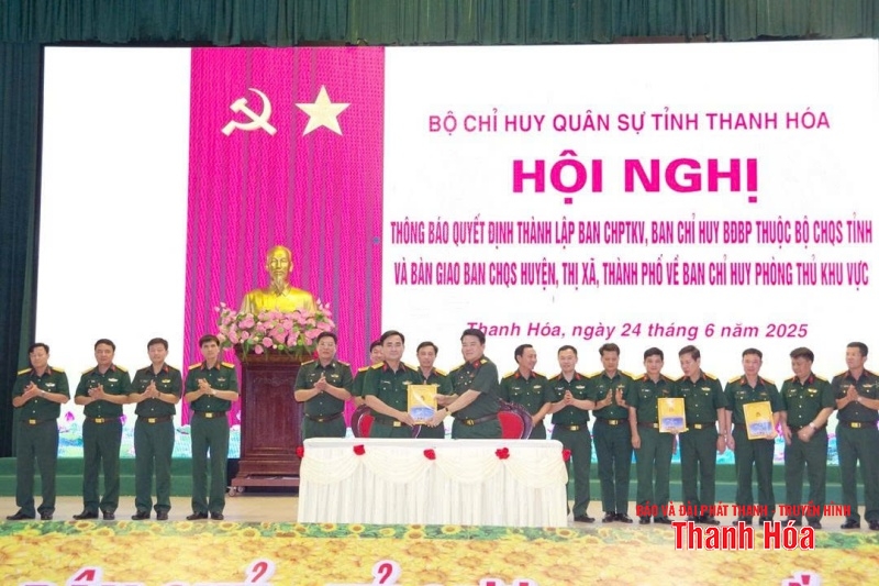 Thành lập 5 Ban Chỉ huy Phòng thủ khu vực thuộc Bộ Chỉ huy Quân sự tỉnh