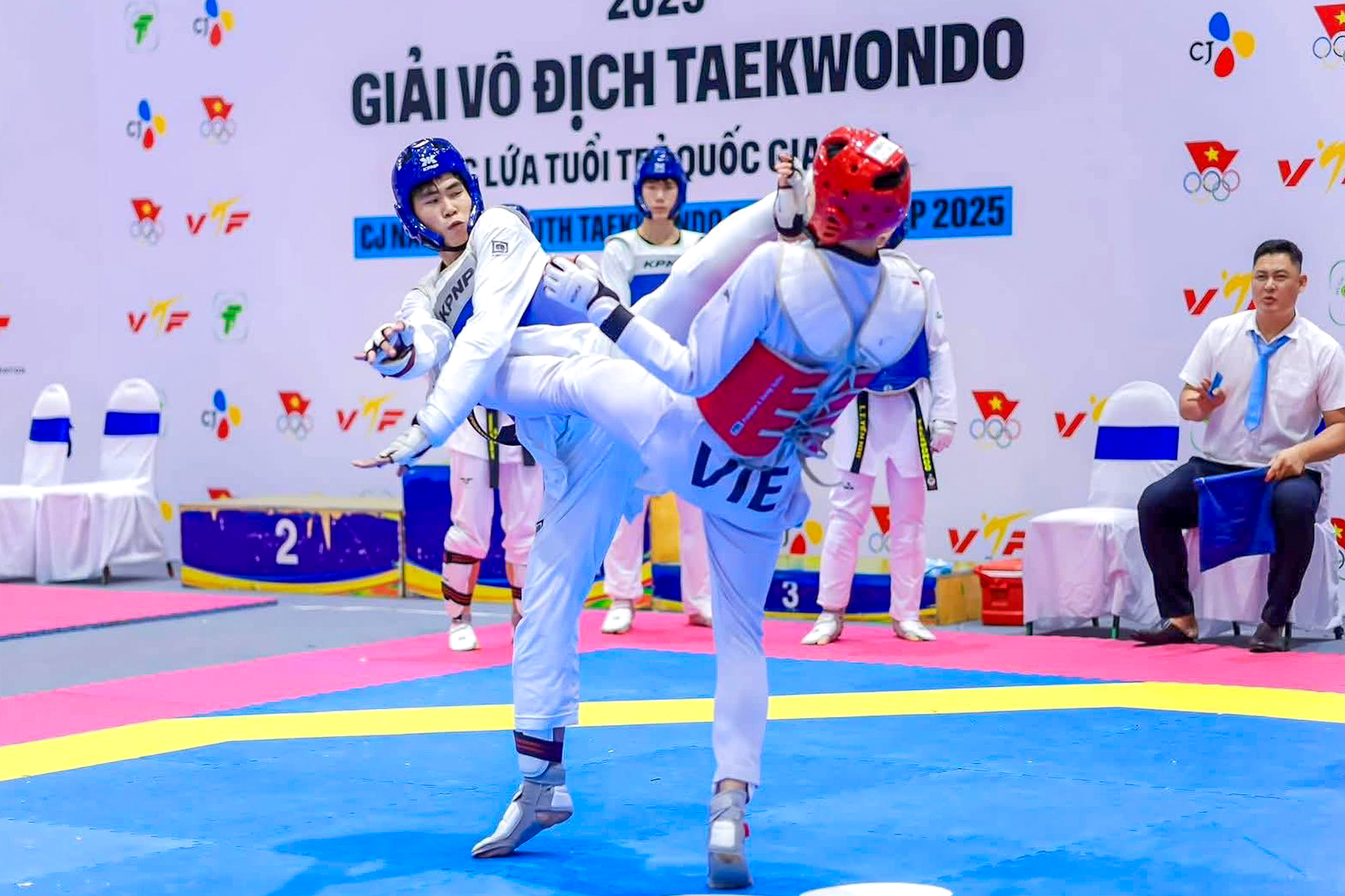 Taekwondo link m88 Hoá ghi dấu ấn đáng nhớ tại giải vô địch các lứa tuổi trẻ quốc gia 2025
