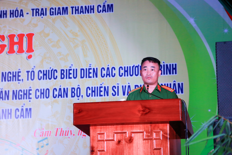 Nâng cao đời sống tinh thần, góp phần đảm bảo an ninh - trật tự trong trại giam