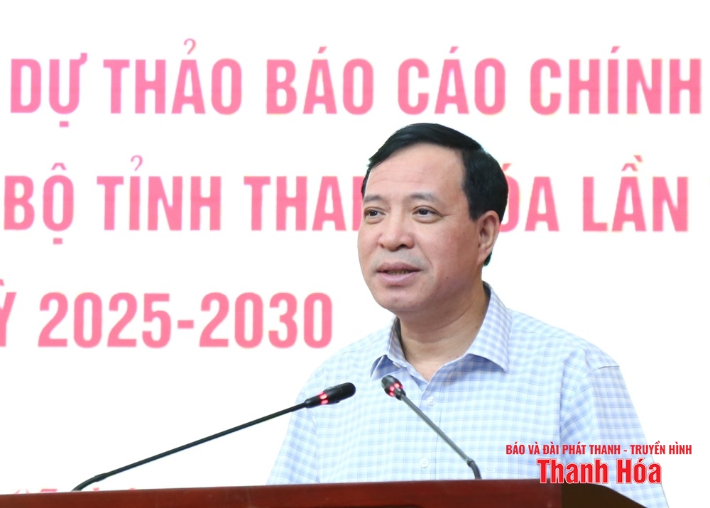 Góp ý, phản biện xã link vào m88 bhki dự thảo Báo cáo chính trị trình Đại link vào m88 bhki đại biểu Đảng bộ tỉnh Thanh Hóa lần thứ XX