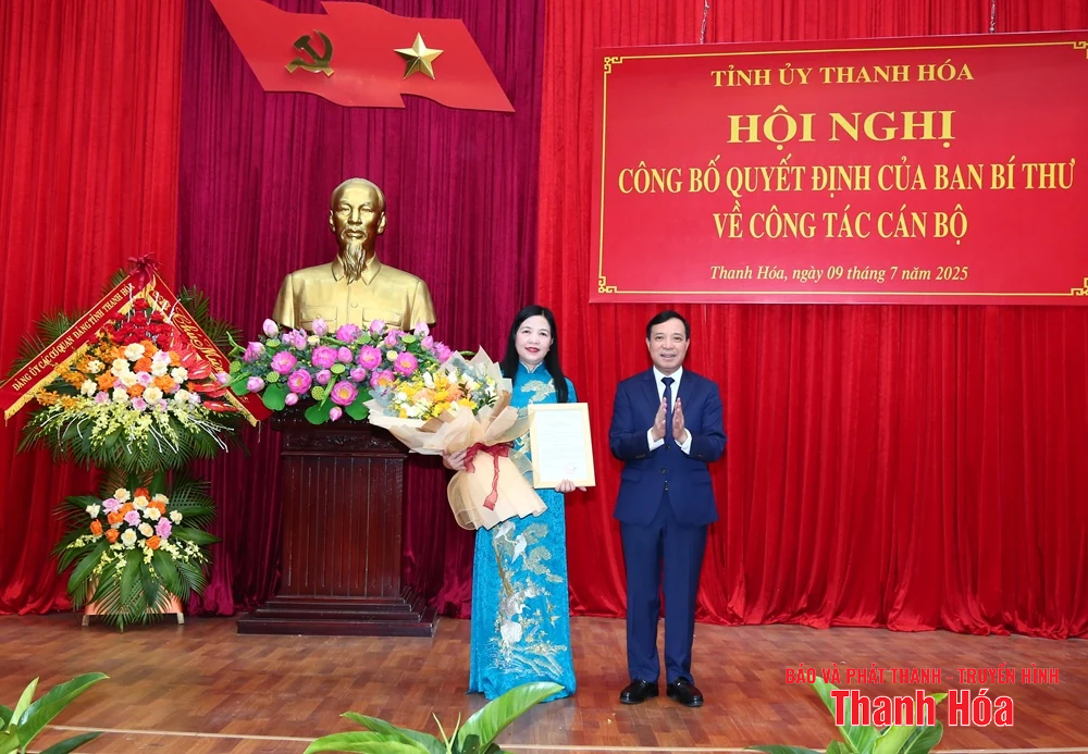 Đồng chí Phạm Thị Thanh Thủy giữ chức Chủ nhiệm Ủy ban Kiểm tra Tỉnh ủy Thanh Hóa